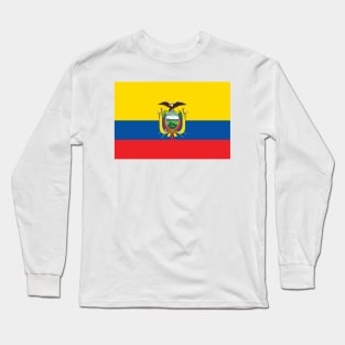 Flag of Ecuador Long Sleeve T-Shirt